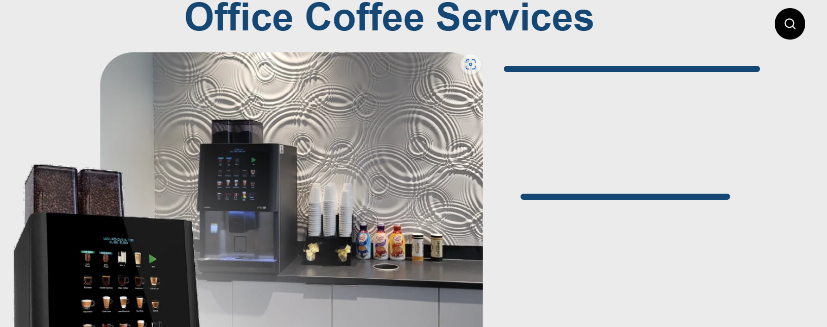 Vitro X1 coffee machine in office